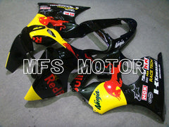 Kawasaki NINJA ZX6R 2000-2002 Injection ABS Fairing - Red Bull - Black - MFS5590