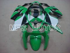 Kawasaki NINJA ZX6R 2000-2002 Injection ABS Fairing - Factory Style - Black Green - MFS5592
