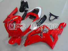 Kawasaki NINJA ZX6R 2003-2004 Injection ABS Fairing - Factory Style - Black Red - MFS5651