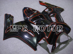 Kawasaki NINJA ZX6R 2003-2004 Injection ABS Fairing - Factory Style - Black - MFS5673