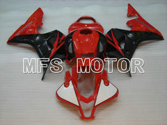 Honda CBR600RR 2007-2008 Injection ABS verkleidung - Factory Style - Schwarz Rot - MFS5692