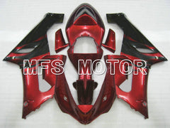 Kawasaki NINJA ZX6R 2005-2006 Injection ABS Fairing - Factory Style - Black Red - MFS5693