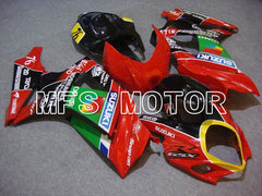 Suzuki GSXR1000 2007-2008 Injection ABS verkleidung - JOMO - Grün Rot - MFS5707