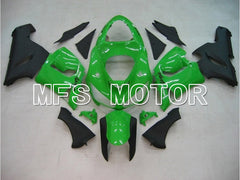 Kawasaki NINJA ZX6R 2005-2006 Injection ABS Fairing - Factory Style - Black Green - MFS5724