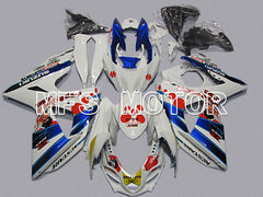Suzuki GSXR1000 2009-2016 Injection ABS Fairing - Dark Dog - White Blue - MFS5755