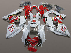 Suzuki GSXR1000 2009-2016 Injection ABS Fairing - Lucky Strike - White Red - MFS5781