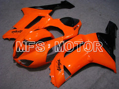 Kawasaki NINJA ZX6R 2007-2008 Injection ABS Fairing - Factory Style - Black Orange - MFS5800