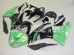 Kawasaki NINJA ZX6R 2009-2012 Injection ABS Fairing - Factory Style - Black Green - MFS5820