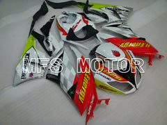 Kawasaki NINJA ZX6R 2009-2012 Injection ABS Fairing - H.Energy - Red White - MFS5832