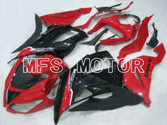 Kawasaki NINJA ZX6R 2013-2018 Injection ABS Fairing - Factory Style - Black Red - MFS5837