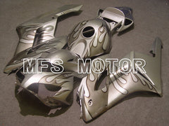 Carénage ABS injecté Honda CBR1000RR 2004-2005 - Flamme - Gris Argent - MFS5859