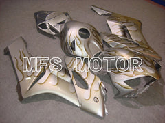 Honda CBR1000RR 2004-2005 Injection ABS Fairing - Flame - Yellow Silver- MFS5860