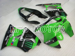 Kawasaki NINJA ZX6R 1998-1999 ABS verkleidung - Monster - Schwarz Grün - MFS5878