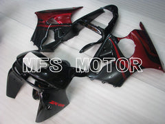 Kawasaki NINJA ZX6R 1998-1999 ABS Fairing - Factory Style - Black Red - MFS5880