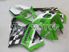 Kawasaki NINJA ZX7R 1996-2003 ABS Fairing - Factory Style - Black Green - MFS5887