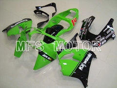 Kawasaki NINJA ZX9R 2000-2001 ABS-Verkleidung - Factory Style - Schwarz Grün - MFS5897