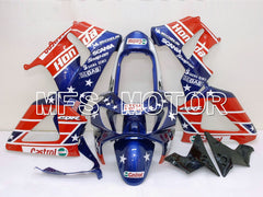 Honda CBR900RR 929 2000-2001 Injection ABS Fairing - Castrol - Blue Red - MFS5904