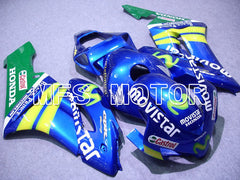 Honda CBR1000RR 2004-2005 Injection ABS verkleidung - Movistar - Gelb Grün Blau - MFS5905