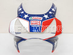Honda CBR900RR 954 2002-2003 Injection ABS Fairing - Castrol - Blue Red - MFS5974