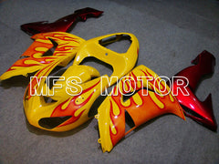 Kawasaki NINJA ZX10R 2006-2007 Injection ABS verkleidung - Flamme - Gelb Rot - MFS5980