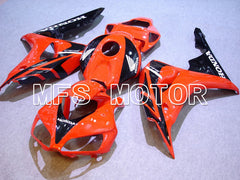 Carénage ABS injecté Honda CBR1000RR 2006-2007 - Style usine - Noir Orange - MFS5988