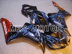 Carénage ABS injecté Honda CBR1000RR 2006-2007 - Flamme - Noir Bleu - MFS6025