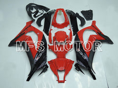 Kawasaki NINJA ZX10R 2011-2015 Injection ABS verkleidung - anderen - Schwarz Rot - MFS6027