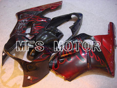 Kawasaki NINJA ZX12R 2000-2001 Injection ABS Fairing - Flame - Black Red - MFS6035