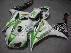 Carénage ABS injecté Honda CBR1000RR 2006-2007 - HANN Spree - Blanc Vert - MFS6048