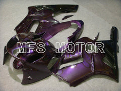Carénage ABS injecté Kawasaki NINJA ZX12R 2002-2005 - Flamme - Noir Violet - MFS6061