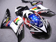 Carénage ABS injecté Honda CBR1000RR 2006-2007 - CARRERA - Noir Blanc - MFS6067