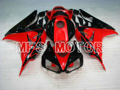 Honda CBR1000RR 2006-2007 Injection ABS verkleidung - Factory Style - Schwarz Rot - MFS6086