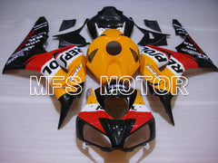 Honda CBR1000RR 2006-2007 Injection ABS verkleidung - Repsol - Orange Rot Schwarz - MFS6107