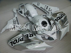 Honda CBR1000RR 2006-2007 Injection ABS verkleidung - Repsol - Weiß Silber - MFS6112
