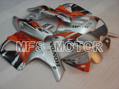 Honda CBR900RR 919 1996-1997 ABS verkleidung - Fireblade - Orange Silber - MFS6117