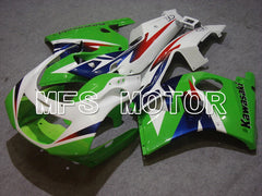 Kawasaki Ninja ZX-2R/ZXR250 1993-1996 ABS Fairing - Factory Style - Green White - MFS6133 - Fairings Kit