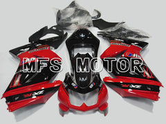 Kawasaki NINJA EX250 2008-2012 Injection ABS Fairing - Factory Style - Black Red - MFS6154