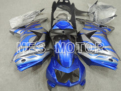Kawasaki NINJA EX250 2008-2012 Injection ABS Fairing - Flame - Blue Silver - MFS6169