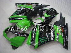 Kawasaki NINJA EX250 2008-2012 Injection ABS verkleidung - Monster - Schwarz Grün - MFS6175