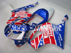 Honda VTR1000 RC51 2000-2006 ABS Fairing - Castrol - Red Blue - MFS6341