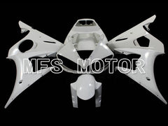 Carénage ABS non peint par injection pour Yamaha YZF-R6 2003-2004 - Style usine - Blanc - MFS6349