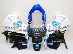 Carénage ABS Honda VFR800 1998-2001 - Konica Minolta - Noir Blanc - MFS6355