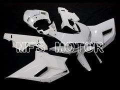 Carénage ABS non peint par injection pour Ducati 848 / 1098 / 1198 2007-2011 - Style usine - Blanc - MFS6356