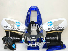 Honda VTR1000 RC51 2000-2006 ABS Fairing - Konica Minolta - White Black Blue - MFS6360