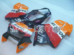 Honda VFR800 1998-2001 ABS Fairing - Repsol - Red Black Orange - MFS6381