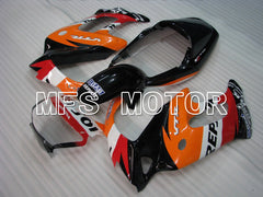 Honda VTR1000F 1997-1998 ABS verkleidung - Repsol - Rot Orange Schwarz - MFS6411