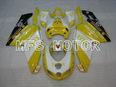 Ducati 749 / 999 2003-2004 Injection ABS verkleidung - Xerox - Gelb Weiß - MFS6427