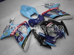 Suzuki GSXR600 GSXR750 2006-2007 Injection ABS Fairing - DUNLOP - Blue - MFS6431
