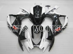 Suzuki GSXR600 GSXR750 2006-2007 Injection ABS Fairing - Factory - Black White - MFS6435