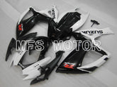 Suzuki GSXR600 GSXR750 2006-2007 Injection ABS verkleidung - Factory - Schwarz Weiß - MFS6435